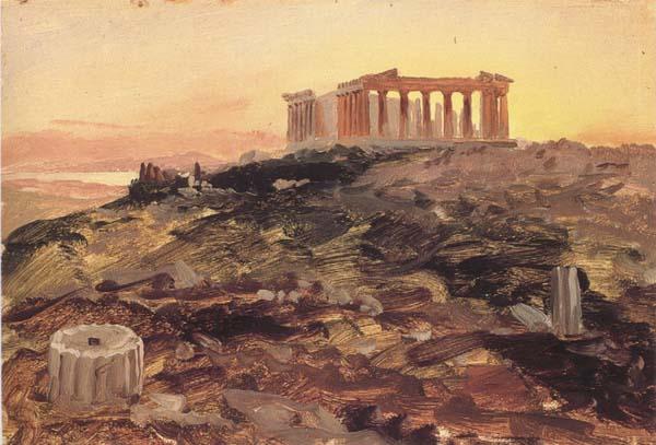 Frederic E.Church The Parthenon from the Southeast Germany oil painting art
